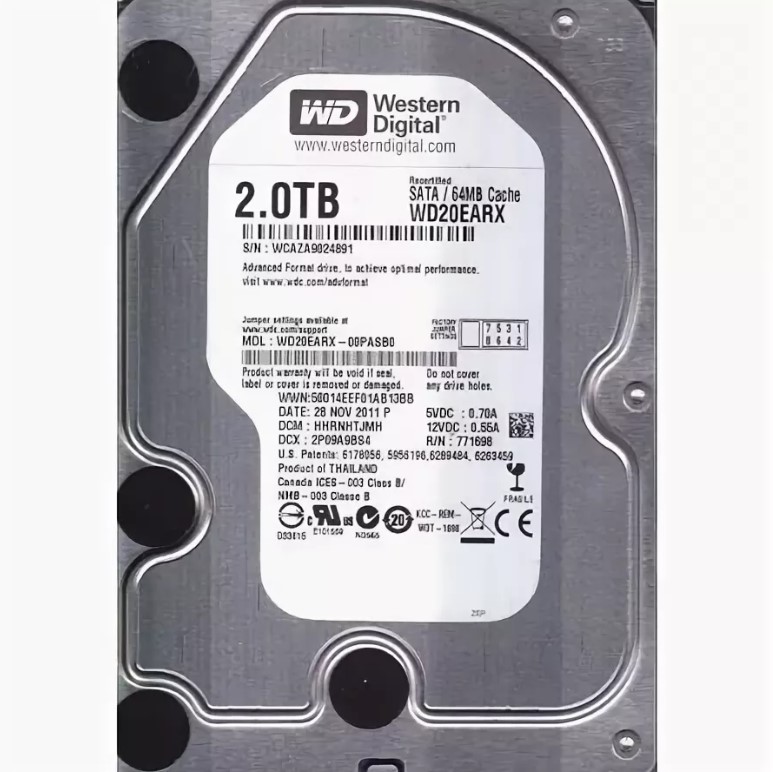 Неисправности hdd для списания